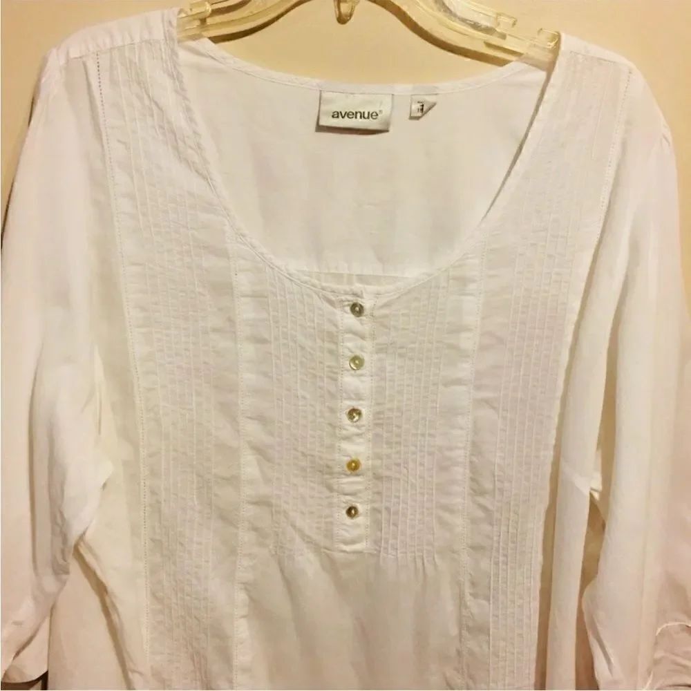 AVENUE white blouse   